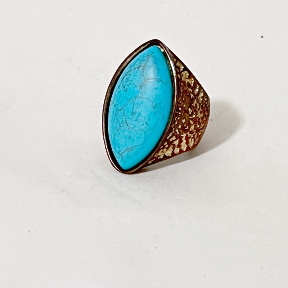Turquoise Stretch Ring size 7